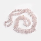 Natürlichen Rosenquarz Perlen Stränge G-D0002-C44-2