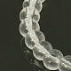 Perles en verre  rondes claires transparentes 6mm X-GR6mm01Y-1