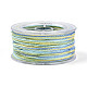 27 м сегментно окрашенные круглые полиэфирные витые шнуры&nbsp;OCOR-N009-02A-25-1