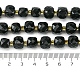 Natural Obsidian Beads Strands G-Q010-A23-01-5