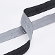 服飾材料  PVCクローズドエンドジッパー  リフレクトライトクロス付き  グレー  3x0.25cm FIND-WH0063-28-5