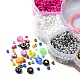 Set di gioielli fai da te con perline di semi di vetro e perline acriliche DIY-YW0005-92-3