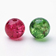 Baking Painted Crackle Glass Beads DGLA-X0006-6mm-09-3