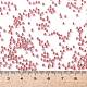 TOHOラウンドシードビーズ  日本製シードビーズ  （1845)つの赤いバラの裏地付きクリスタルレインボー  11/0  2.2mm  穴：0.8mm  約50000個/ポンド SEED-TR11-1845-4