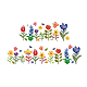 Superdant Blumen-Wandaufkleber DIY-WH0228-589-1