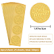 Craspire 2 pollice adesivi per sigilli per buste in rilievo in oro sono un vincitore 100 pezzi adesivi per sigilli in lamina goffrata etichetta adesiva per inviti di nozze confezione regalo DIY-WH0211-261-2