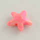 AB Color Starfish Acrylic Beads X-SACR-Q106-04-3