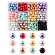 360 Uds 12 colores para hornear cuentas de perlas de vidrio pintadas HY-YW0001-03A-1