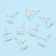 925 Sterling Silver Hollow Apple Stud Earrings STER-T005-09-3