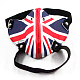 Cubierta bucal con patrón de bandera nacional del Reino Unido de cuero pu punk AJEW-O015-03-7