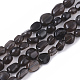 Natürlichen Obsidian Perlen Stränge G-S363-038A-1