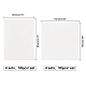 NBEADS 400 Sheets Transparent Sticky Notes Pad Memo DIY-NB0006-63-6