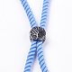 Nylon Twisted Cord Bracelet Making MAK-F018-03B-RS-4