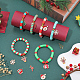 Kit per la creazione di braccialetti preppy natalizi fai da te di sunnyclue DIY-SC0021-68-4