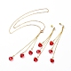 Set di orecchini e collane con ciondolo SJEW-JS01075-05-1