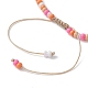 Braccialetti con perle intrecciate di perle naturali e semi di vetro BJEW-JB09532-5
