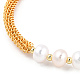 Bracelet manchette en perles de culture d'eau douce naturelles BJEW-T021-02G-3