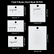 CHGCRAFT 150 Pcs 5 Styles Paper Display Cards CDIS-CA0001-09-2