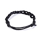 Adjustable Nylon Thread Braided Cord Bracelet BJEW-JB04330-4