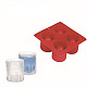 Moldes de silicona para vasos de chupito de hielo de 4 agujero DIY-H144-01-4