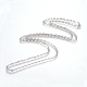 Fabrication de collier de chaînes de câble en fer X-MAK-R013-60cm-P-2
