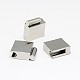 304 Stainless Steel Magnetic Clasps with Glue-in Ends X-STAS-I011-16-2