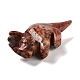 Figurines de rhinocéros de guérison sculptées en agate folle naturelle DJEW-P016-01G-4