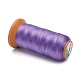 ポリエステル糸  ジュエリー作りのための  暗紫色  0.7mm  約437.44ヤード（400m）/ロール X-NWIR-G018-E-24-2