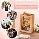 BENECREAT 10 Packs Brown Kraft Paper Gift Bags with Window 25x18x13cm Paper Shopping Bags Retail Bags for Party Favor Storage AJEW-BC0005-51B-6