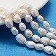 Culture des perles perles d'eau douce naturelles PEAR-D084-1-2