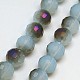 Eco-Friendly Electroplate Glass Beads Strands X-EGLA-E009-10mm-H27-1