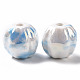Handmade pearlized Porzellan Perlen PORC-G010-02C-3