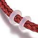 Braided Stainless Steel Wire European Style Bracelets Making AJEW-D047-02A-CG-4