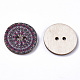 2 отверстия печатных деревянные кнопки BUTT-ZX004-01B-14-2