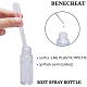 Botella de spray de bomba de perfume de loción recargable de plástico para mascotas y gotero de plástico desechable de 2 ml MRMJ-BC0001-13-4