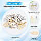 DICOSMETIC 12Pcs 2 Color Dental Theme Charm Hollow Teeth Charm Golden Dental Pulp Charm Stainless Steel Charm Gifts for Dental student Bracelet Key Chain Crafts Jewelry Making FIND-DC0001-59-4