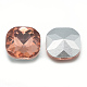 Cabujones de cristal con rhinestone RGLA-T032-10x10mm-06-2