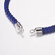 Nylon Twisted Cord Bracelet Making X-MAK-F019-03P-3