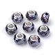 Pearlized Glass European Beads GDA002-A05-1