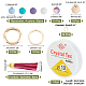 Chgcraft kit de fabrication de bracelet porte-clés à breloques bricolage DIY-CA0004-51-2