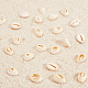 Sunnyclue perles de coquillage cauris mélangés naturels BSHE-SC0001-01-4