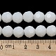 Supports de perles de verre imitation jade EGLA-A035-J10mm-D05-5