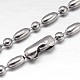 304 Stainless Steel Ball Chain Necklaces X-CHS-O004-A-2mm-1