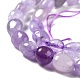 Natürlichen Amethyst Perlen Stränge G-G018-01-3
