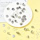 Наборы для изготовления плоских круглых сережек-гвоздиков своими руками DIY-FS0009-21-7