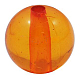 透明なアクリルビーズ  ラウンド  ダークオレンジ  8mm  穴：1.8mm  約1500個/500g TACR-ZX009-1-1