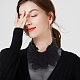 AHADERMAKER 2Pcs 2 Colors Detachable Cotton Lady Lace Shirt Collars AJEW-GA0006-12-5