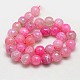 Natural Agate Round Beads Strand G-L084-12mm-33-3
