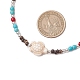 Летние пляжные бусины из синтетической бирюзы и натурального кокоса NJEW-JN05208-02-3