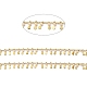 Chaînes de charme en forme de goutte de perles de verre CHC-A006-13G-02-2